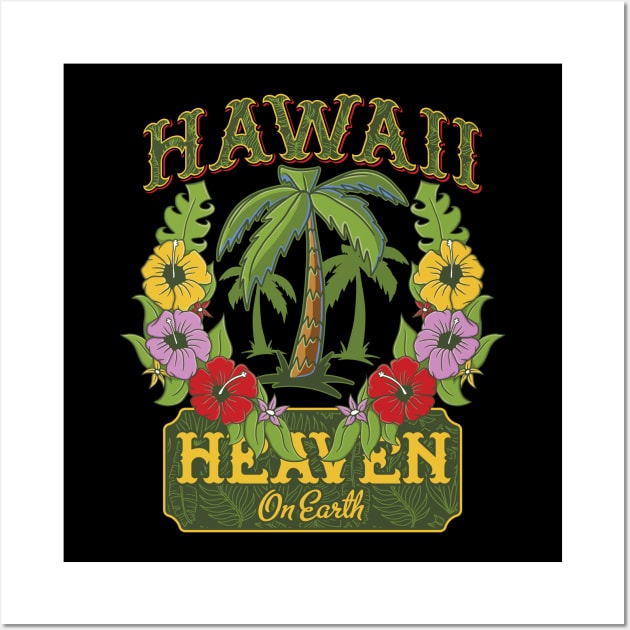 hawaii heaven summer Time Wall Art by Motivashion19